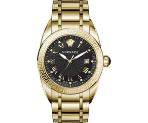 Versace VFE160017 V-Sport II schwarz gold Edelstahl Armband Uhr Herren NEU