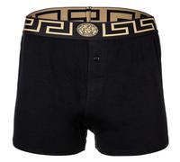 VERSACE Herren Web-Boxershorts - TOPEKA, Stretch Cotton Schwarz/Gold S