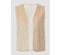 Verschlusslose Cord-Weste mit Teddy-Plüsch-Futter 50 braun 2175587.8401.50