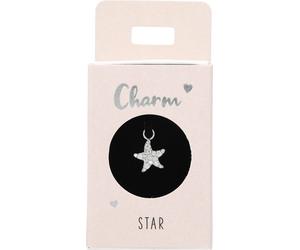 Versilberte o. Vergoldete Charms -Anhaenger fuer Creolen- Nr.40- Stern