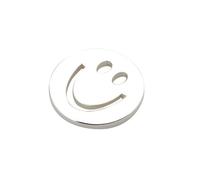 versilberter Einkaufswagenchip Ø 2.3 cm