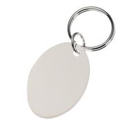 versilberter Schlüsselanhänger 5.5 cm lang