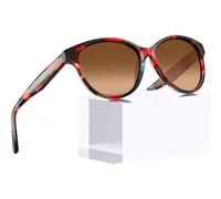 Verspiegelte Polarisierte Damen Sonnenbrille UV400 Schutz Katzenaugen