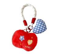 Verspielter Plüsch-Obst-Design, Münzhalter, Schlüsselanhänger, Tasche, kompakte Aufbewahrungstasche für Zubehör, Reiseutensilien, bezaubernder Obst-Halter, a, Mass Beauty