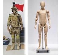 Verstellbare Ganzkörperpuppe mit Ständer, Kleidungsdisplay Torso und Kleiderform für Kinder und Erwachsene