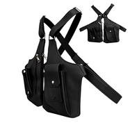 Verstellbare Geldbörse Verstecktem Riemen, Anti-Diebstahl-Taschen Mehreren Taschen, Achseltasche Mit Doppelter Schulter, Verstellbare Unterarm-Umhängetasche Aus Premium-Leder Für Männer Und Frauen