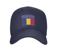 Verstellbare Kappe Für Vater Und Vater - Baseballkappe Mit Rumänien-Flagge, Unisex, Lässige Nationalflaggenhüte, Hip-Hop-Kappe, Trucker-Mütze, Männer Und Frauen, Outdoor-Fußballmütze Für G