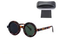 Verstellbare polarisierte Sonnenbrille, Retro, runde Fahrbrille, variabler ND-Filter, UV-Brillen, 9-Gang-Tönung für Roadtrip-Blendung, bernsteinfarben, Einheitsgröße