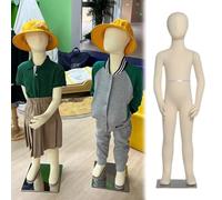 Verstellbare Unisex-Kinder-Kleiderform zum Nähen, flexible weiche Pinnable Mannequin für Bekleidungsgeschäft, Schaufenster