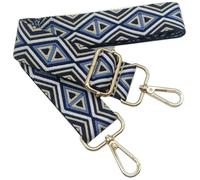 Verstellbarer Schultergurt für Taschen Beige Marine, Taschengurte zum Wechseln, Taschengurt Breit mit Karabiner Gold, 80-130 cm Tragegurt Tasche für Damen Schulterriemen, Handtasche, 3.8cm, 1219