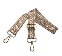 Verstellbarer Schultergurt für Taschen Damen Tragegurt, Taschengurte zum Wechseln, Taschengurt Breit 3.8cm mit Gold Karabiner, Schulterriemen für Schultertasche Handtaschen, Hellbraun, N27