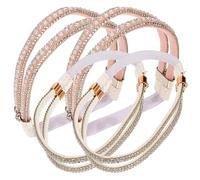 Verstellbares Fersenband für High Heels aus Pu 2 Paar | Elastisches Band mit Strass, für Damen, Alltagseinsatz, Verbessert den Sitz und Erleichtert das Gehen