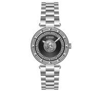 Versus by Versace Damen Uhr Armbanduhr Crystal Sertie VSPQ13821 Edelstahl