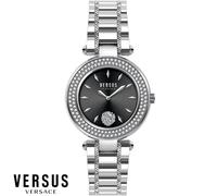 Versus by Versace VSP713320 Bricklane Crystal schwarz silber Damen Uhr NEU
