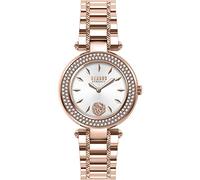 Versus Damen Analog Quarz Uhr mit Edelstahl Armband VSP716521