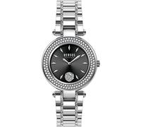 Versus VSP716021 Analoge Quarzuhr für Damen mit Edelstahlarmband, Schwarz, Mode