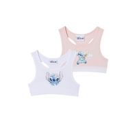 Vertbaudet 2er-Pack Bustiers Mädchen LILO & Stitch Disney Hellrosa 128