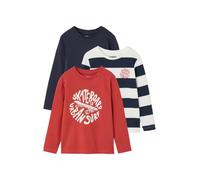 3er-Pack Shirts Jungen BASIC rost Gr. 116 von Vertbaudet