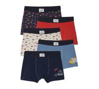 Vertbaudet 5er-Pack Boxershorts mit Autos Bio-Baumwolle, Jungen Double Stone 116