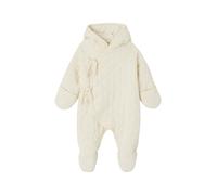 Vertbaudet Baby Overall aus Musselin mit Recycling-Polyester, Übergangszeit wollweiß 74