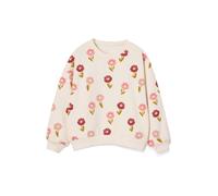 Bedrucktes Sweatshirt Mädchen wollweiß Gr. 146/152 von Vertbaudet
