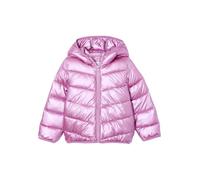 Vertbaudet Glänzende Steppjacke mit Kapuze Mädchen, Übergangsjacke