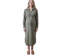 Vertbaudet Hemdblusenkleid aus Musselin, Schwangerschaft & Stillzeit olivgrün 40