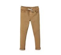 Vertbaudet Jungen Hose, Dehnbund mit Kordelzug beige 158/164