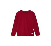 Vertbaudet Jungen Langarmshirt Basic rot 152