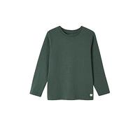 Vertbaudet Jungen Langarmshirt Basic tannengrün 128