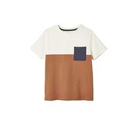 Vertbaudet Jungen T-Shirt, Colorblock orange 152