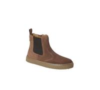 Vertbaudet Kinder Chelsea-Boots aus Leder mit Reißverschluss camel 32