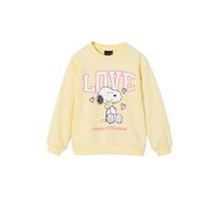 Vertbaudet Kinder Sweatshirt Peanuts Snoopy pastellgelb 98/104
