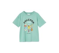 Vertbaudet Kinder T-Shirt Pokemon Captain Pikachu salbeigrün 140