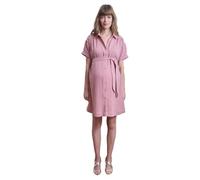 Vertbaudet Kurzes Blusenkleid aus Baumwoll-Musselin für Schwangerschaft & Stillzeit