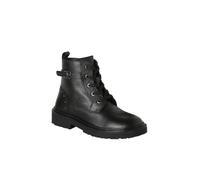 Vertbaudet Leder-Boots Mädchen mit Schnürung und Reißverschluss