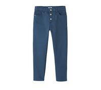 Vertbaudet M‰dchen Mom-Fit-Hose, H¸ftweite Slim, Bundweite verstellbar Nachtblau 158
