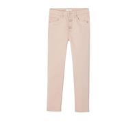Vertbaudet M‰dchen Mom-Fit-Hose, H¸ftweite Slim, Bundweite verstellbar pudrig rosa 134