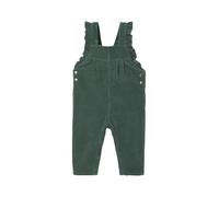 Vertbaudet Mädchen Baby Cord-Latzhose mit Volants grün 62