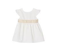 Vertbaudet Mädchen Baby Festkleid mit Schleife hinten weiß 62