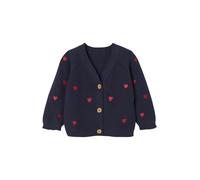 Mädchen Baby Strickjacke blau Gr. 86 von Vertbaudet