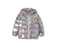 Vertbaudet Mädchen Light-Steppjacke mit Glanzeffekt regenfarben metallic 146/152