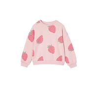 Mädchen Sweatshirt rosa erdbeeren Gr. 110 von Vertbaudet