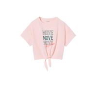 Vertbaudet SportlichersT-Shirt zum Binden Move f¸r M‰dchen, Recycling-Baumwolle Hellrosa 140