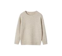 Vertbaudet Weicher Jungen Pullover weiß meliert 98/104