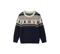 Vertbaudet Weihnachtspullover für Jungen Marine 98/104