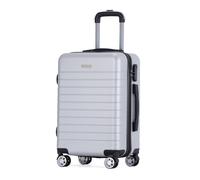 VERTICAL STUDIO 20" Handgepäck Koffer, abschließbarer Hartschalen-Trolley. Reisegepäck, Bordgepäck (H×B×T): 54 cm × 38 cm × 21 cm, für Flugzeugreisen (Sundsvall Silber)
