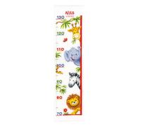 VERVACO Gezählter Kreuzstich Stickpackungen Höhendiagramm Kinder Peekaboo Wanddekoration Handarbeit Set für Erwachsene Kreatives Handwerk ca. 18 x 70 cm Kreuzstichbilder Set Hausdeko