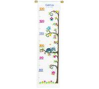 VERVACO Gezählter Kreuzstich Stickpackungen Stickset Baby Geburt Katze in Baum Wanddekoration Handarbeit Set für Erwachsene Kreatives Handwerk ca. 18 x 70 cm Geburt Geschenk Hausdeko