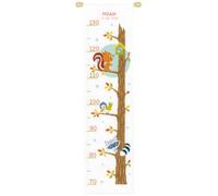 Vervaco Gezählter Kreuzstich Stickpackungen Stickset Baby Geburt Tiere im Baum Wanddekoration Handarbeit Set für Erwachsene Kreatives Handwerk ca. 18 x 70 cm Geburt Geschenk Hausdeko